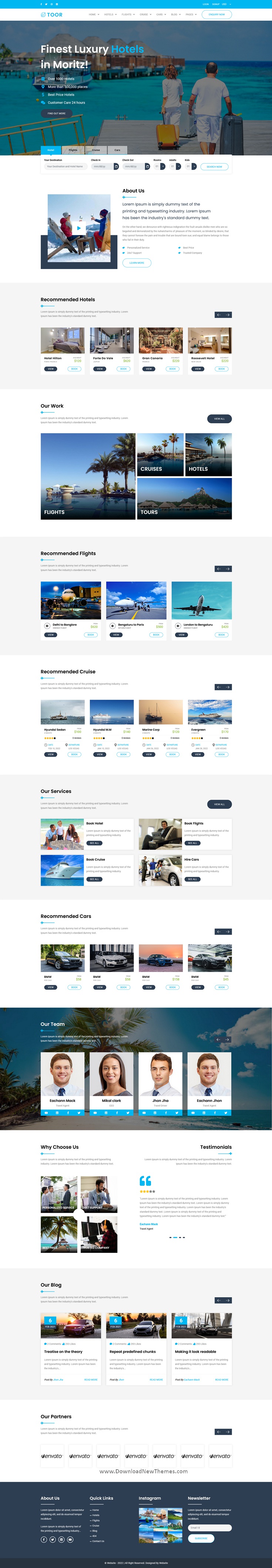 Toor - Travel Booking Angular Template